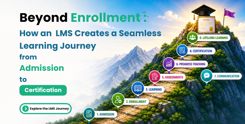 Beyond Enrollment: How an LMS Creates a Seamless Learning Journey from Admission to Certification